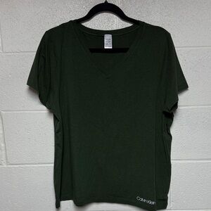 Calvin Klein Women's Green Pajama Top